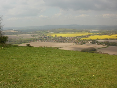 Looking down towards South Harting