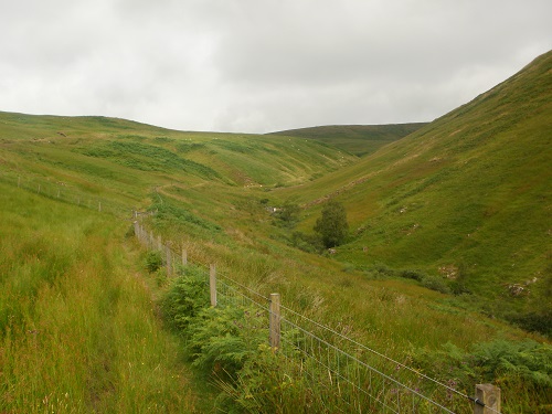 A lovely grassy valley walk to start the day