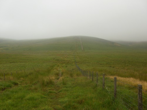 Heading upwards and into the rain clouds