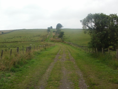 Heading up from Sanquhar on a cloudy morning