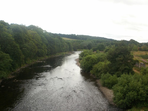 Crossing the River Tweed for the third time today
