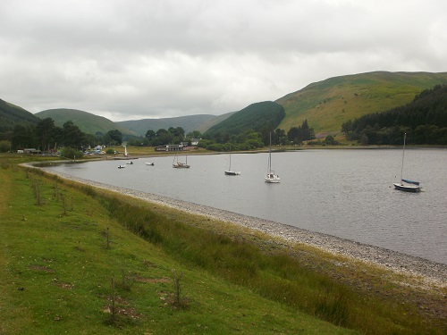 Looking along St. Mary's Loch near Tibbie Shiels