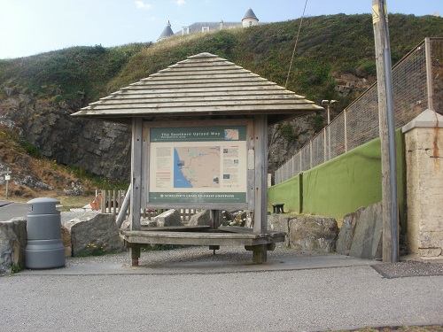 The start of the Southern Upland Way at Portpatrick Harbour