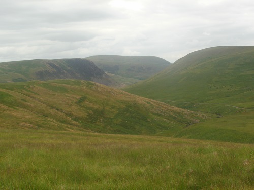 The view to the side as I climb up Cloud Hill