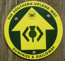 Southern Upland Way waymarker