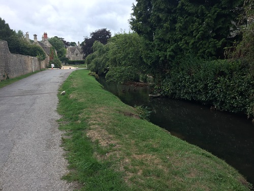 Aston Keynes, Church Walk and the River Thames