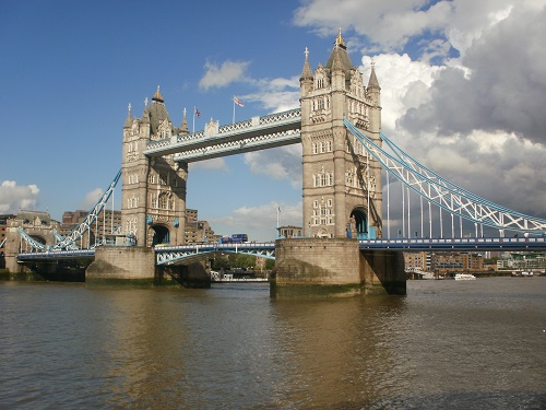 London's Tower Bridge, opened in 1894