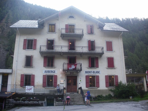 The Auberge du Mont Blanc, in Trient
