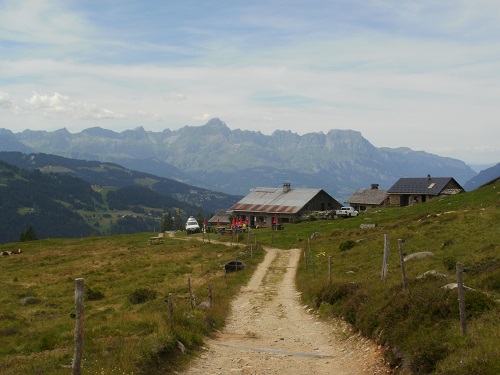 The Auberge du Truc, just before Les Contamines