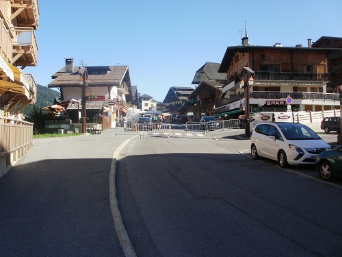 The pretty village of Les Contamines