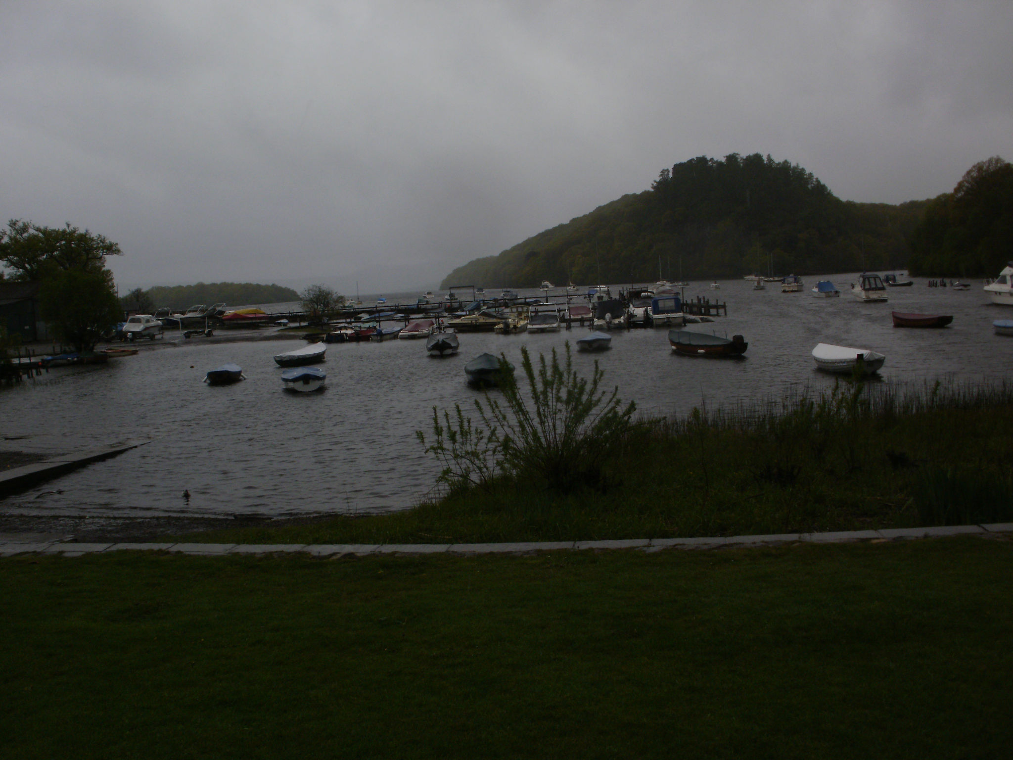 Boats moored at Balmaha