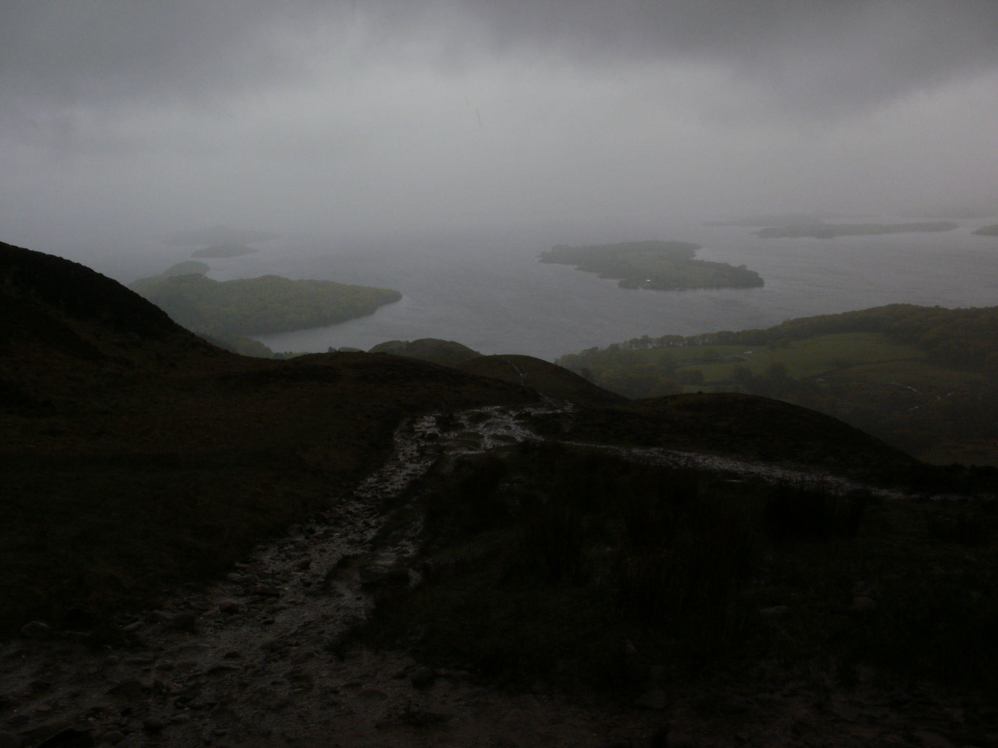 Some of the Loch Lomond islands from Conic Hill
