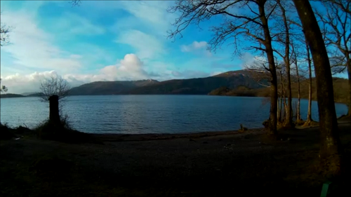 Blue skies over Loch Lomond