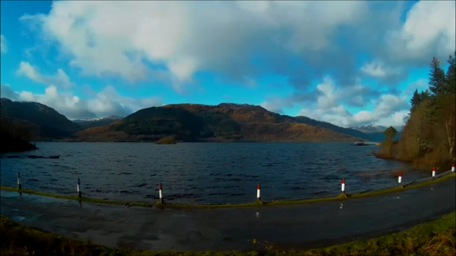 The shore of Loch Lomond at Rowardennan