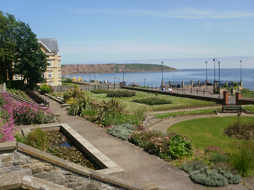 Reaching Filey and heading along the seafront